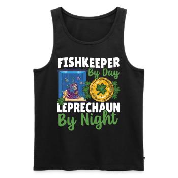 Aquarienbesitzer Aquarium Junkie Fischhaltung - Männer Premium Bio Tank Top - Schwarz - Vorne - Michal (187cm)