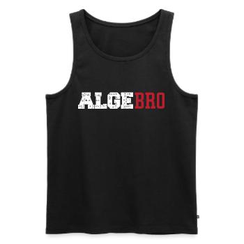 Math Nerd Arithmetic Graph Algebro - Männer Premium Bio Tank Top - Schwarz - Vorne - AI Model Male 178 light (178cm)