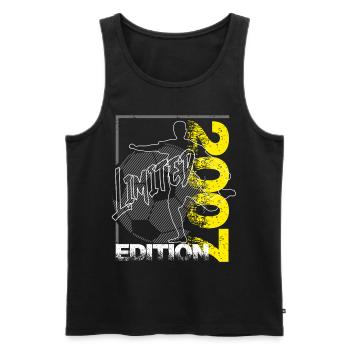Limited Edition 2007 Limited Edition Fußball - Männer Premium Bio Tank Top - Schwarz - Vorne - Michal (187cm)