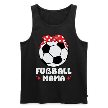 Fußball Mama - Männer Premium Bio Tank Top - Schwarz - Vorne - Michal (187cm)