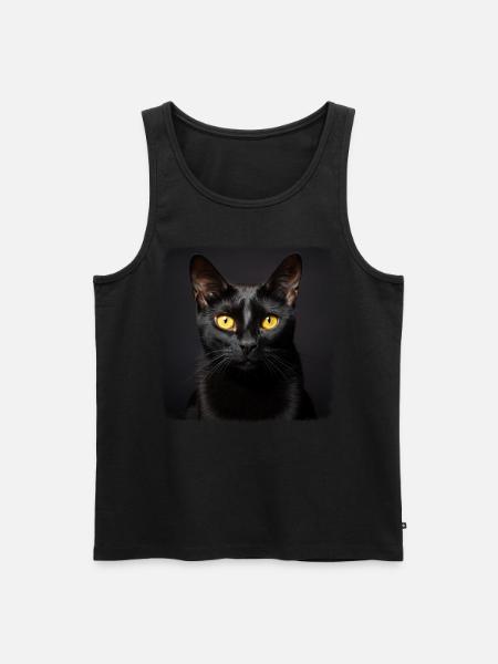 Bombay Cat Bombay Katze - Men's Premium Organic Tank Top - black