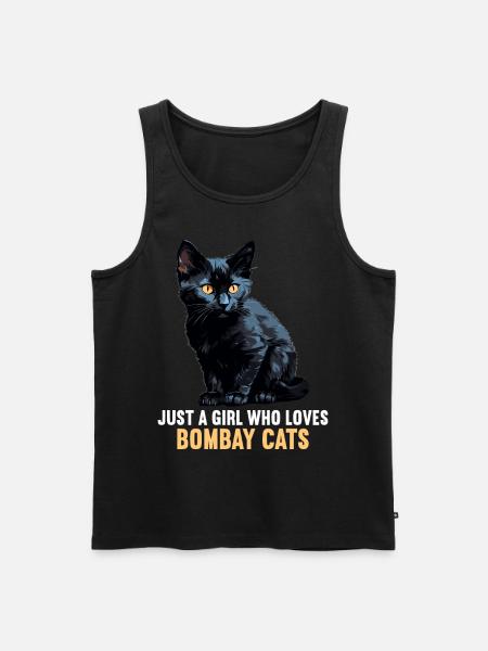 Bombay Cat Bombay Katze - Men's Premium Organic Tank Top - black