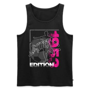 Édition limitée 1953 Édition limitée Football - Débardeur bio Premium Homme - noir - Devant - Michal (187cm)
