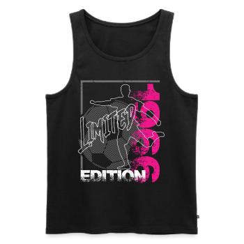 Limited Edition 1966 Limited Edition Fußball - Männer Premium Bio Tank Top - Schwarz - Vorne - AI Model Male 178 light (178cm)
