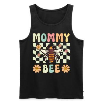 Bee Mom Beekeeper Beekeeping Mom - Men's Premium Organic Tank Top - black - Front - Michal (187cm)