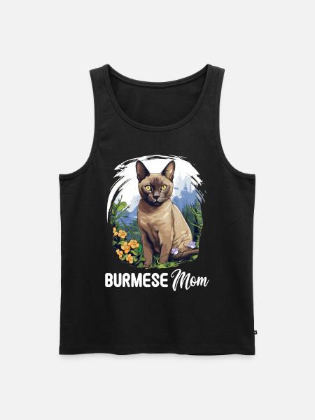 Chat birman Birmanie Katze - Débardeur bio Premium Homme - noir