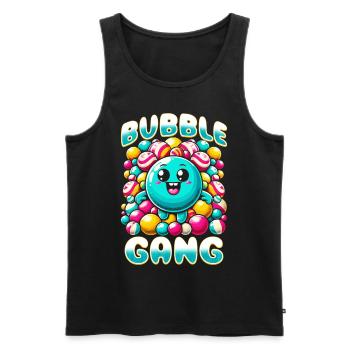 Chewing Gum Machine Candy Dispenser Bubble Gang - Men's Premium Organic Tank Top - black - Front - Michal (187cm)