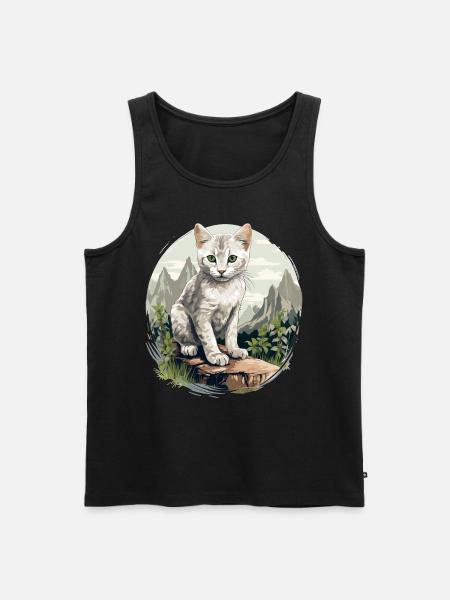 Burmilla Kitten Burmilla Cat - Men's Premium Organic Tank Top - black