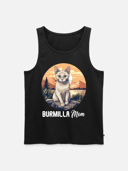 Burmilla Kitten Burmilla Cat - Men's Premium Organic Tank Top - black