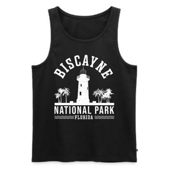 Schnorchelabenteuer Natur Biscayne National Park - Männer Premium Bio Tank Top - Schwarz - Vorne - AI Model Male 178 light (178cm)