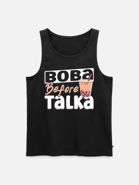 Schwarzer Tee Oolong-Tee Eistee - Männer Premium Bio Tank Top - Schwarz