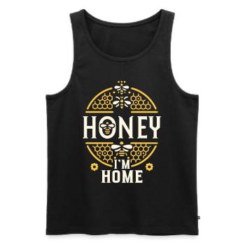 Amoureux des abeilles Apiculteurs Amis de la nature Apiculteurs - Débardeur bio Premium Homme - noir - Devant - Michal (187cm)