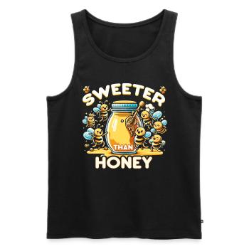 Amoureux des abeilles Apiculteurs Amis de la nature Apiculteurs - Débardeur bio Premium Homme - noir - Devant - Michal (187cm)
