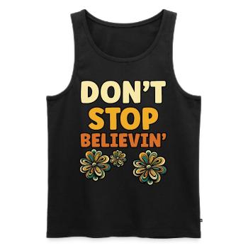 Songtexte Musikliebhaber Songwriter Musikfestival - Männer Premium Bio Tank Top - Schwarz - Vorne - AI Model Male 178 light (178cm)