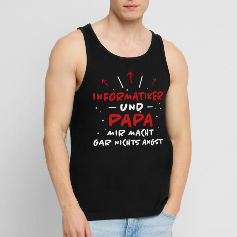Informatiker Spruch Lustige Programmierer Geschenk Männer Premium Bio Tank Top