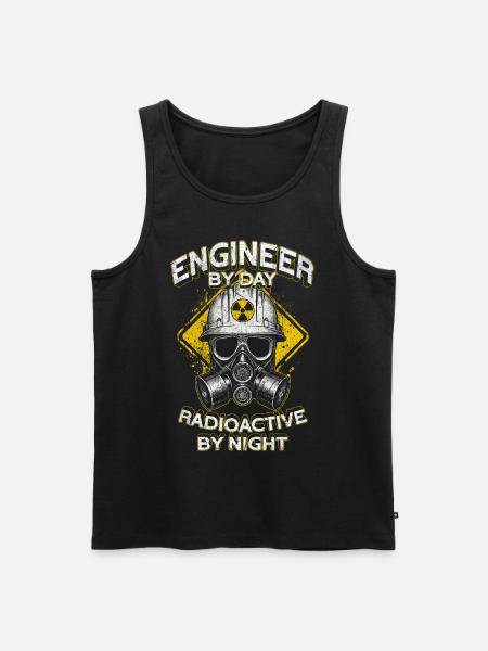 Nuclear Engineer Nuclear Technician - Men's Premium Organic Tank Top - black