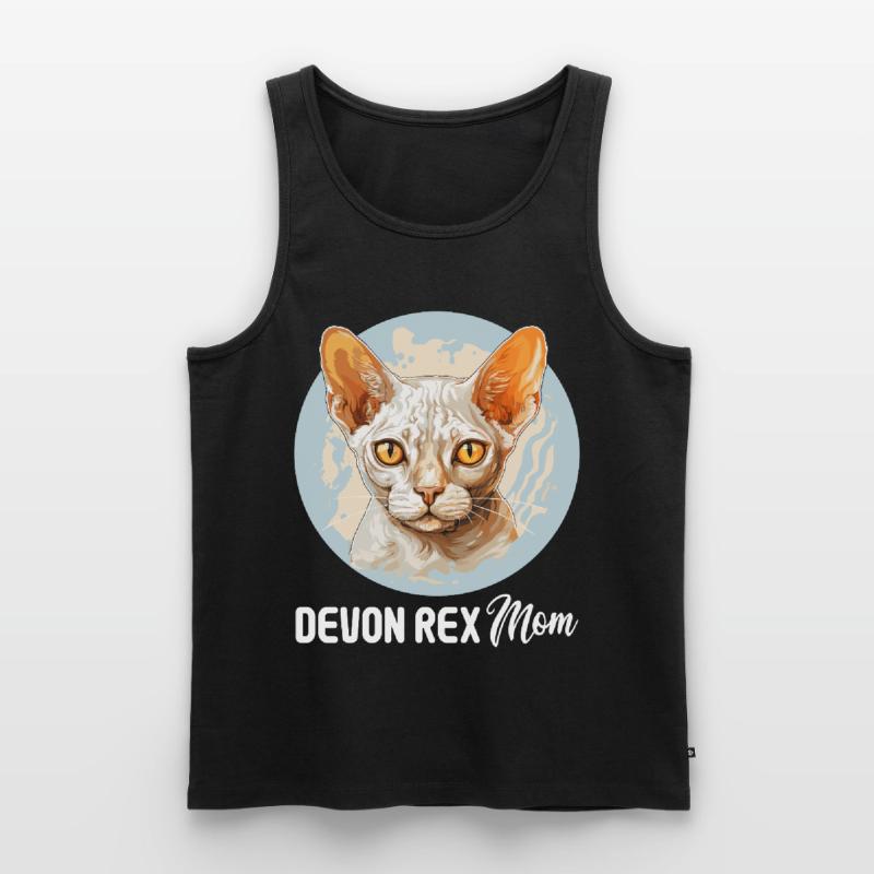 Devon Rex Kätzchen Devon Rex Katze Männer Premium Bio Tank Top