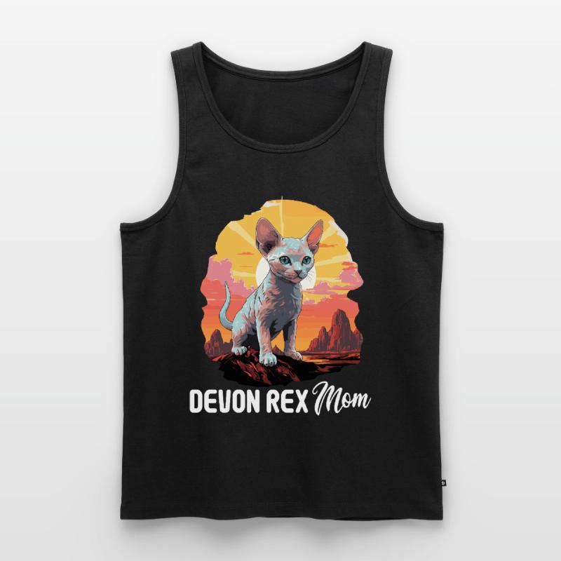 Devon Rex Kätzchen Devon Rex Katze Männer Premium Bio Tank Top