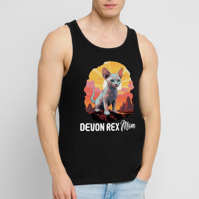 Devon Rex Kitten Devon Rex Cat Men's Premium Organic Tank Top