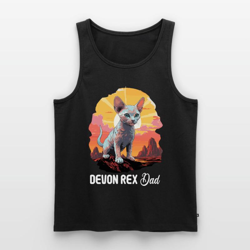 Devon Rex Kitten Devon Rex Cat Men's Premium Organic Tank Top