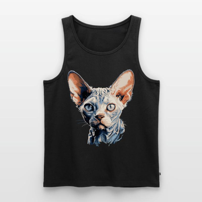 Devon Rex Kitten Devon Rex Cat Men's Premium Organic Tank Top