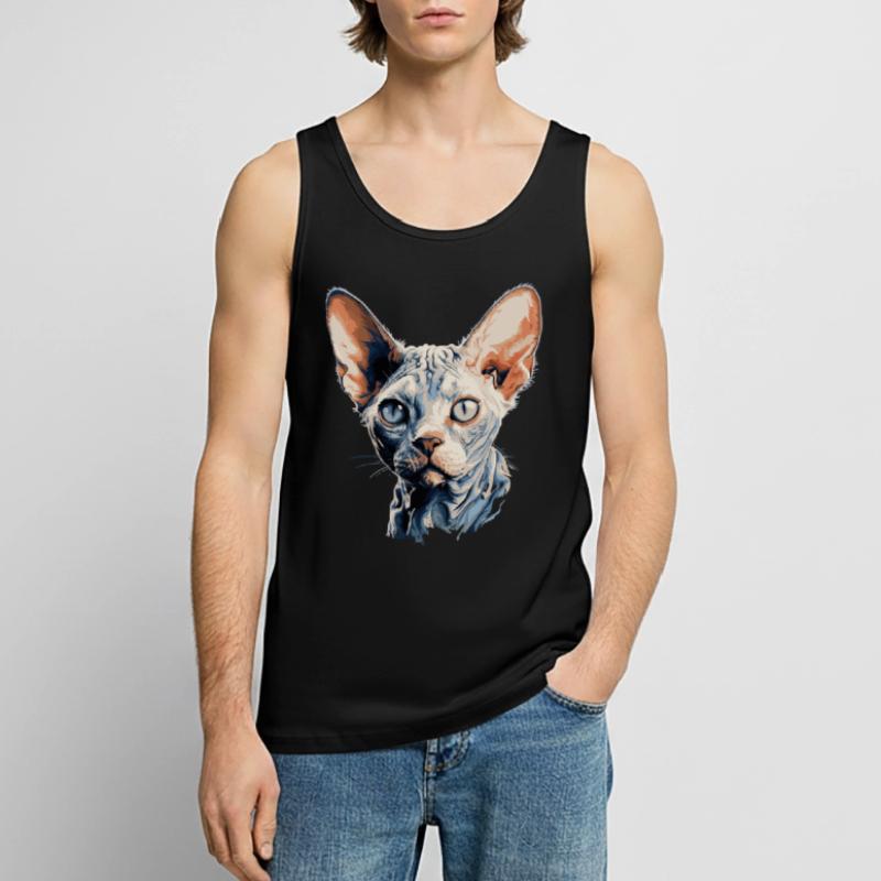 Devon Rex Kitten Devon Rex Cat Men's Premium Organic Tank Top