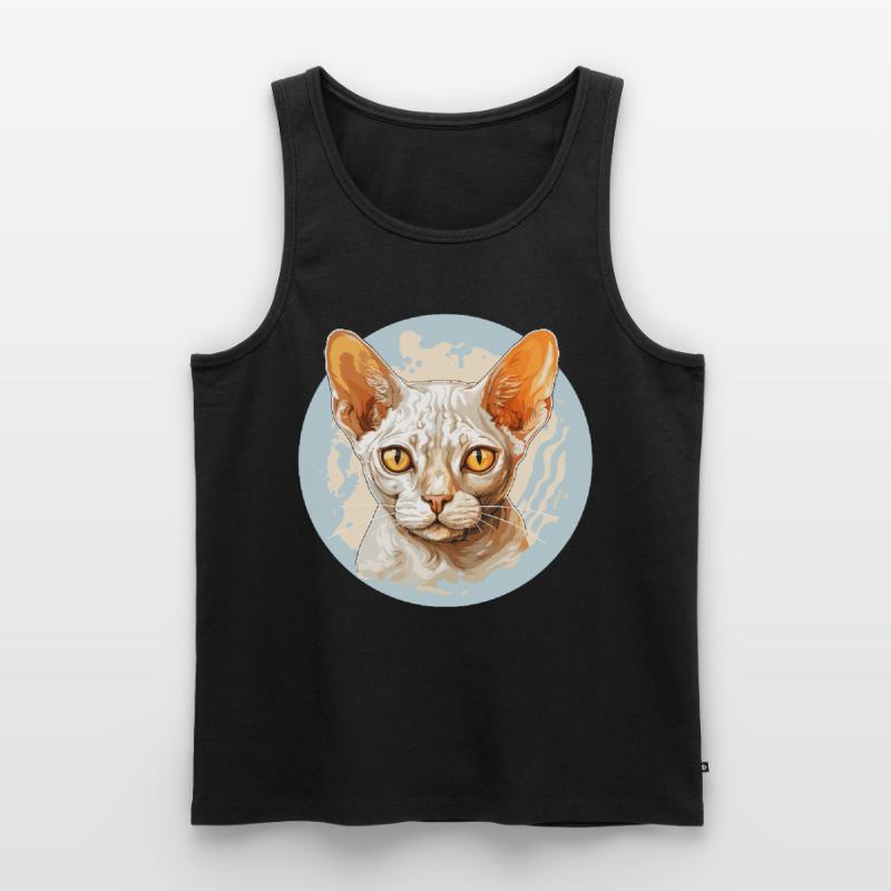 Devon Rex Kitten Devon Rex Cat Men's Premium Organic Tank Top