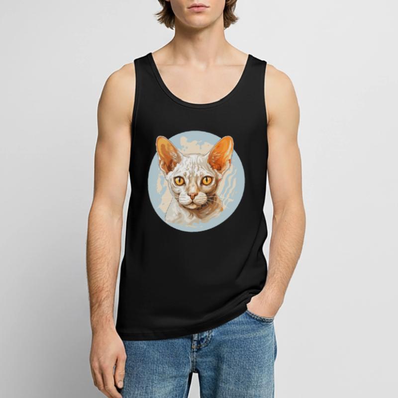 Devon Rex Kitten Devon Rex Cat Men's Premium Organic Tank Top