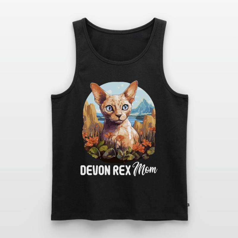 Devon Rex Kätzchen Devon Rex Katze Männer Premium Bio Tank Top