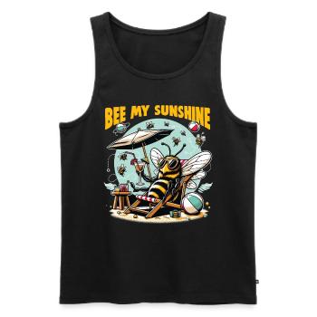 Bee Lovers Beekeepers Naturefriends Beekeepers - Men's Premium Organic Tank Top - black - Front - AI Model Male 178 light (178cm)
