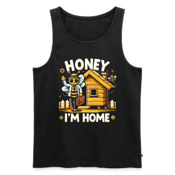 Amoureux des abeilles Apiculteurs Amis de la nature Apiculteurs - Débardeur bio Premium Homme - noir - Devant - Michal (187cm)