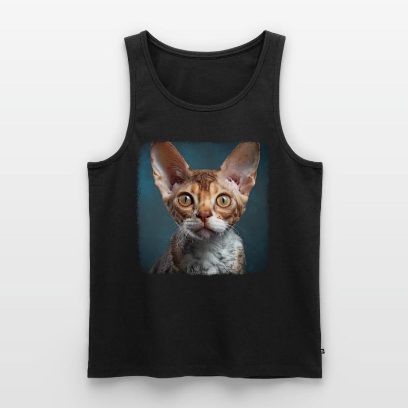 Devon Rex Kitten Devon Rex Cat Men's Premium Organic Tank Top