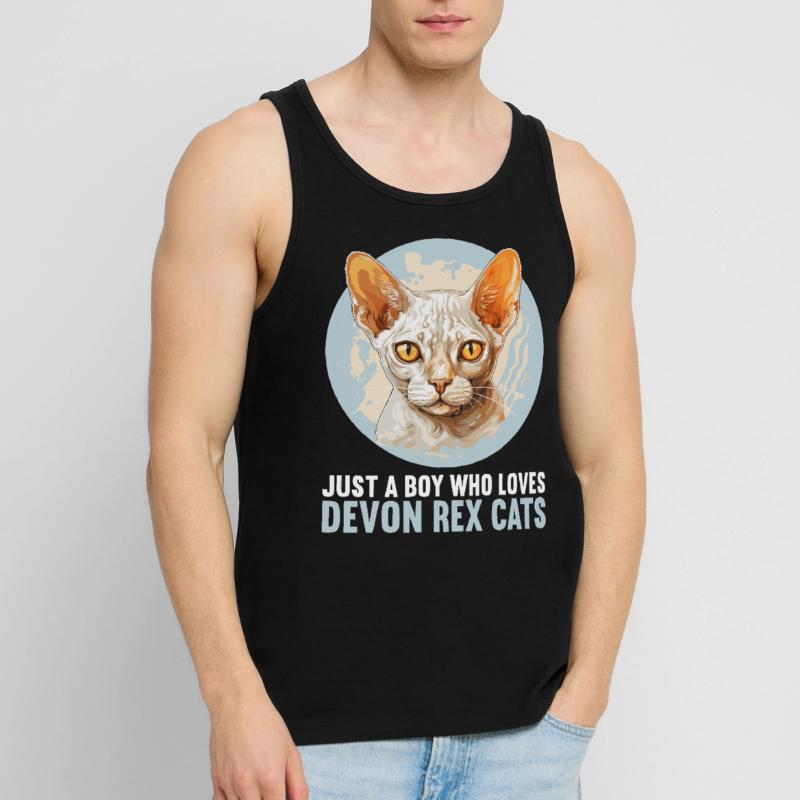 Devon Rex Kitten Devon Rex Cat Men's Premium Organic Tank Top