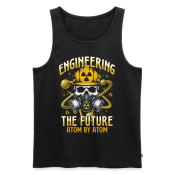 Nuclear Engineer Nuclear Technician - Men's Premium Organic Tank Top - black - Front - Michal (187cm)