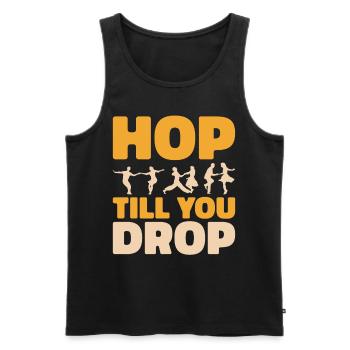 Lindy Hop Dancers Swing Dance Couple Swing Dance - Men's Premium Organic Tank Top - black - Front - Michal (187cm)