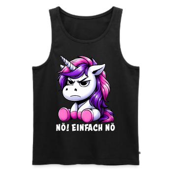 Nope, just Nope - Men's Premium Organic Tank Top - black - Front - AI Model Male 178 light (178cm)