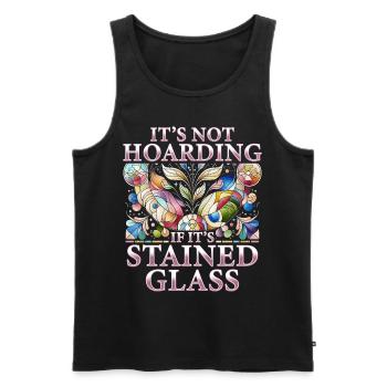 Glasmalerei Glaskünstler Glasmaler - Männer Premium Bio Tank Top - Schwarz - Vorne - Michal (187cm)