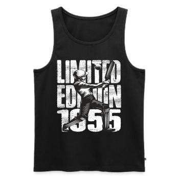Édition limitée 1955 Édition limitée Cricket - Débardeur bio Premium Homme - noir - Devant - Michal (187cm)