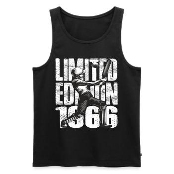 Limited Edition 1966 Limited Edition Cricket - Männer Premium Bio Tank Top - Schwarz - Vorne - AI Model Male 178 light (178cm)