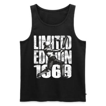 Édition limitée 1969 Édition limitée Cricket - Débardeur bio Premium Homme - noir - Devant - Michal (187cm)