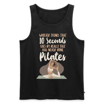 Pilates Instructor Teacher Whoever - Men's Premium Organic Tank Top - black - Front - Michal (187cm)