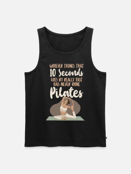Pilates Instructor Teacher Whoever - Men's Premium Organic Tank Top - black