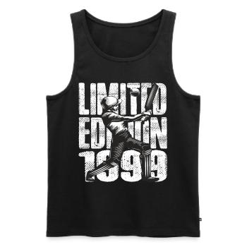 Limited Edition 1999 Limited Edition Cricket - Männer Premium Bio Tank Top - Schwarz - Vorne - Michal (187cm)