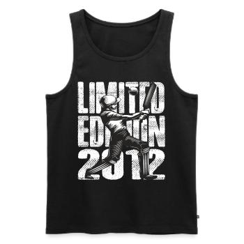 Limited Edition 2012 Limited Edition Cricket - Männer Premium Bio Tank Top - Schwarz - Vorne - Michal (187cm)