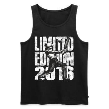 Limited Edition 2016 Limited Edition Cricket - Männer Premium Bio Tank Top - Schwarz - Vorne - Michal (187cm)