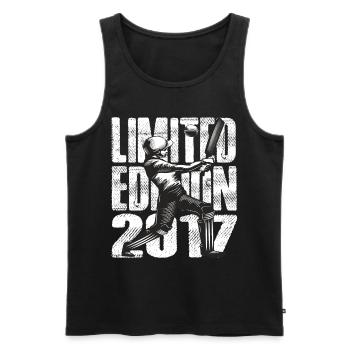 Limited Edition 2017 Limited Edition Cricket - Männer Premium Bio Tank Top - Schwarz - Vorne - Michal (187cm)