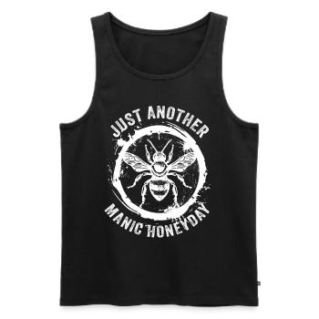Bee lovers Beekeepers Nature lovers Beekeepers - Men's Premium Organic Tank Top - black - Front - AI Model Male 178 light (178cm)