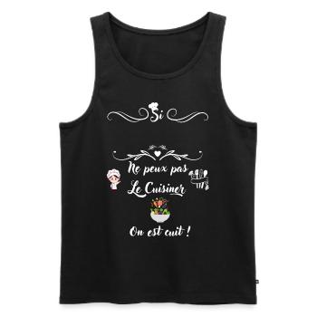 Anpassbar mit dem Vornamen, den die Ex-Mama nicht kann.. - Männer Premium Bio Tank Top - Schwarz - Vorne - AI Model Male 178 light (178cm)