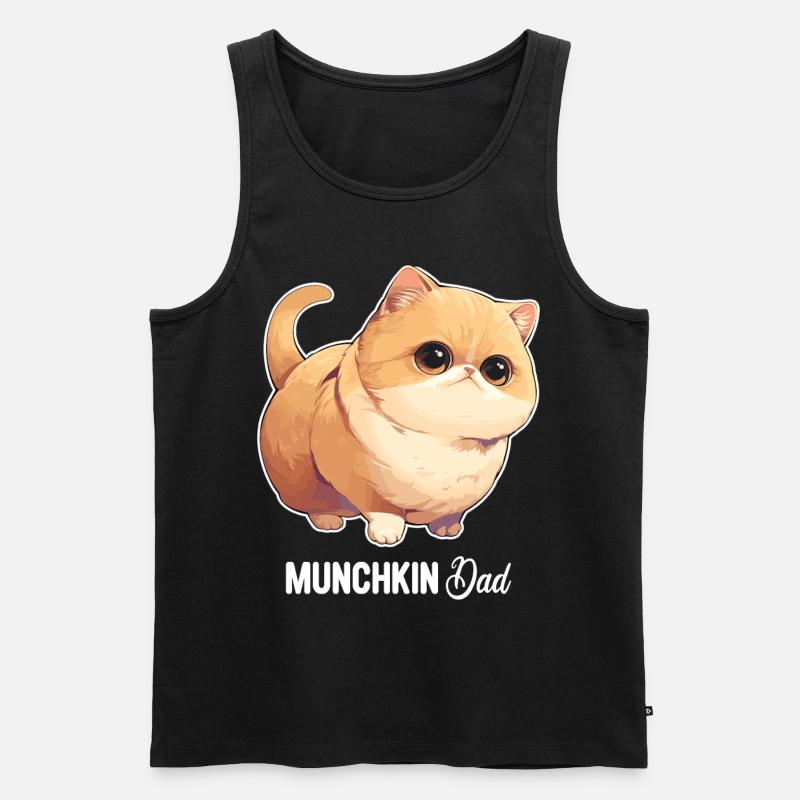Munchkin Chaton Munchkin Chat - Débardeur bio Premium Homme - noir