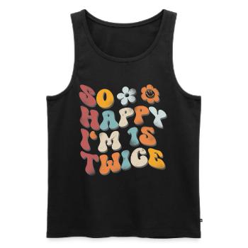 30th Birthday Funny Saying - Men's Premium Organic Tank Top - black - Front - Michal (187cm)